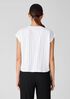 Wide Rib Stretch Square Top