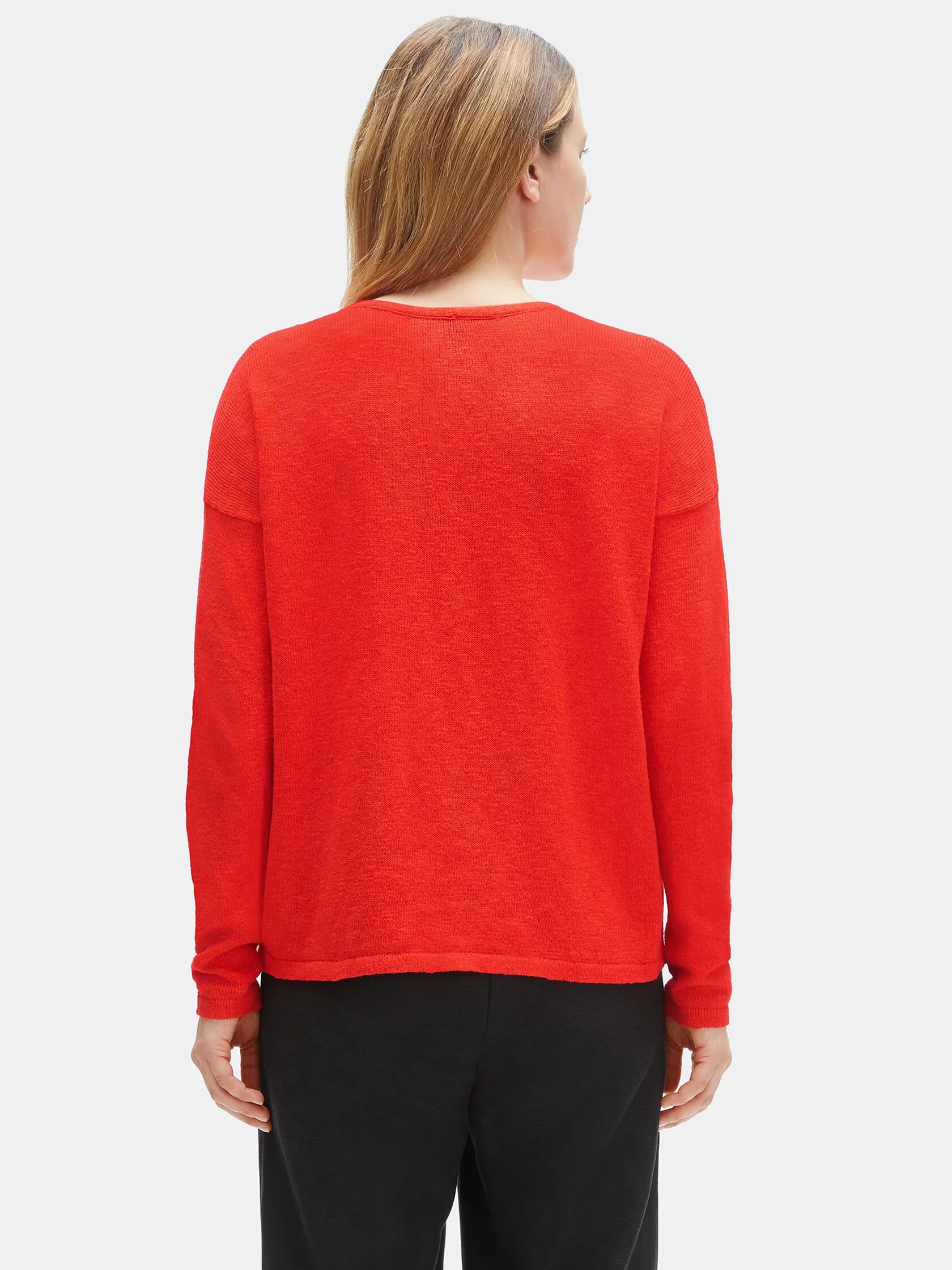 Organic Cotton Linen Slub Box-Top