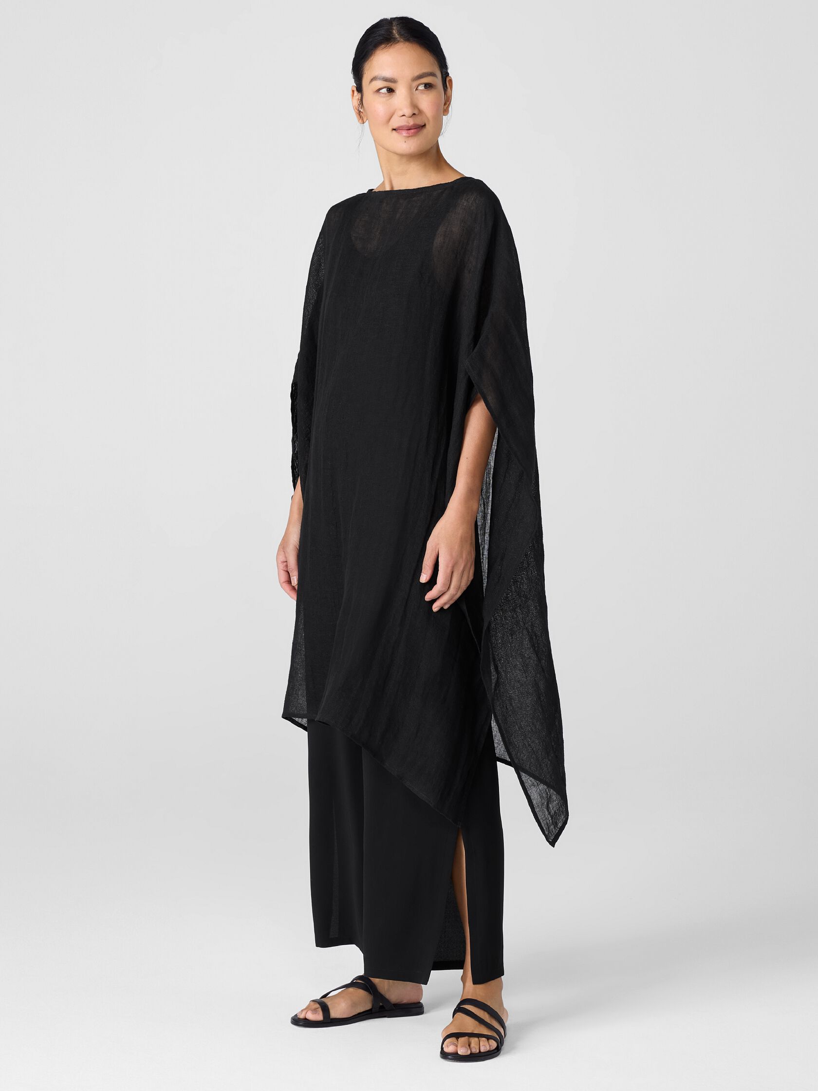 Délavé Organic Linen Gauze Caftan