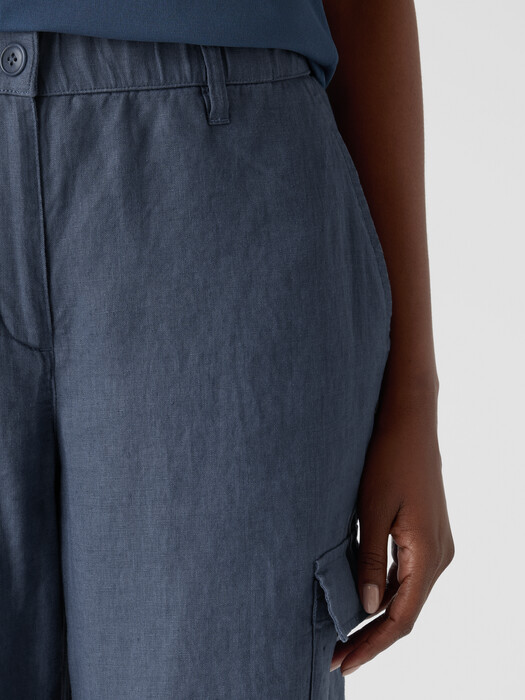 Organic Linen Cargo Pant