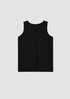 Silk Georgette Crepe Pleated Tank