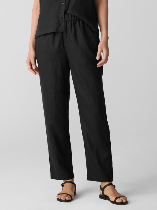 Organic Linen Tapered Pant