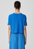 Organic Linen Cotton Jewel Neck Top