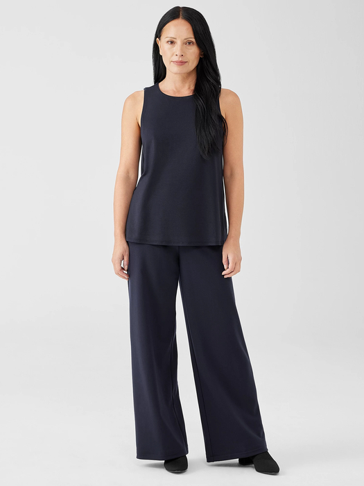 Washable Flex Ponte Wide-Leg Pant | EILEEN FISHER