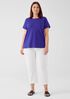 Organic Pima Cotton Jersey Round Neck Tee