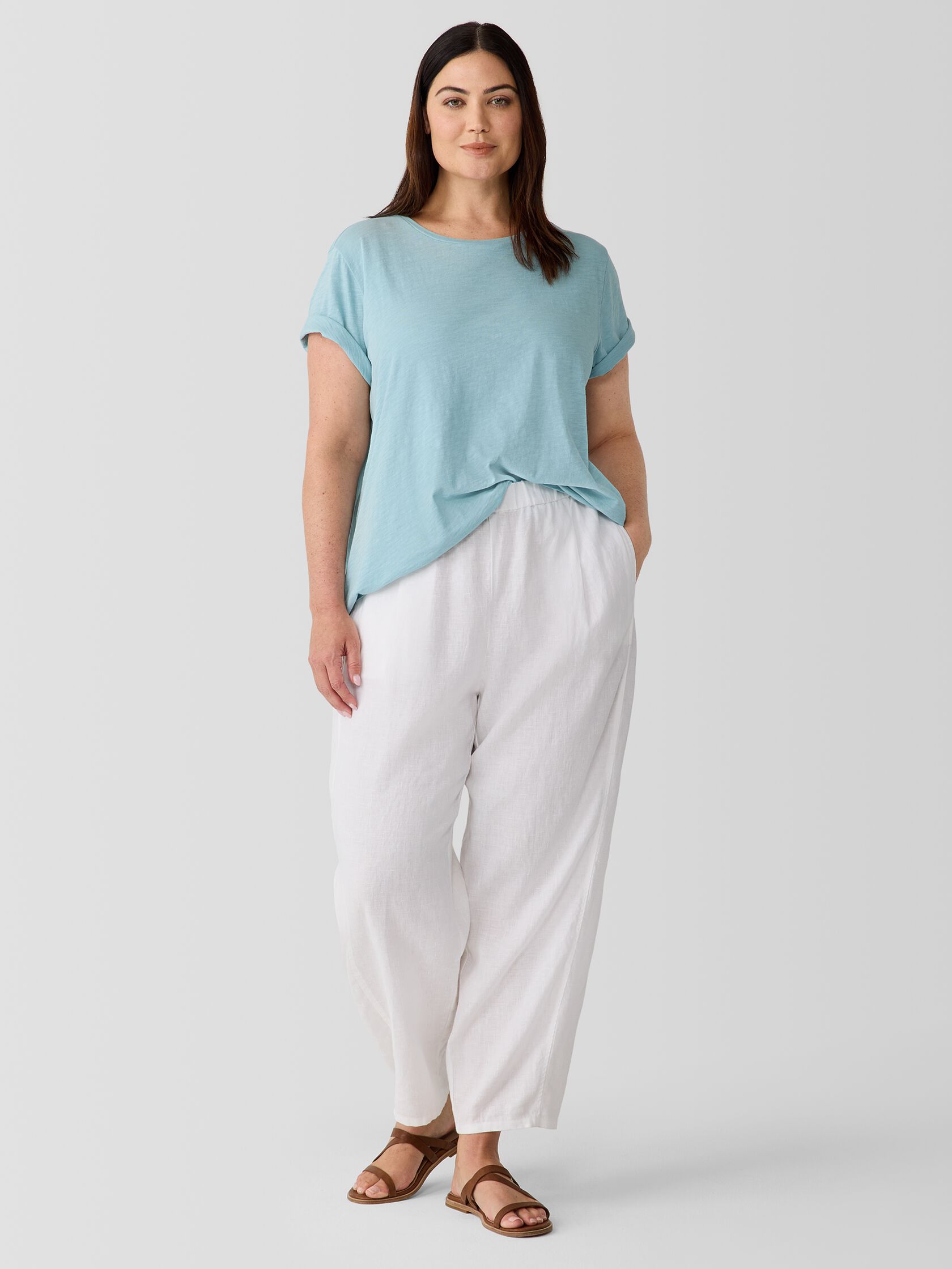 Organic Cotton Slubby Jersey Tee