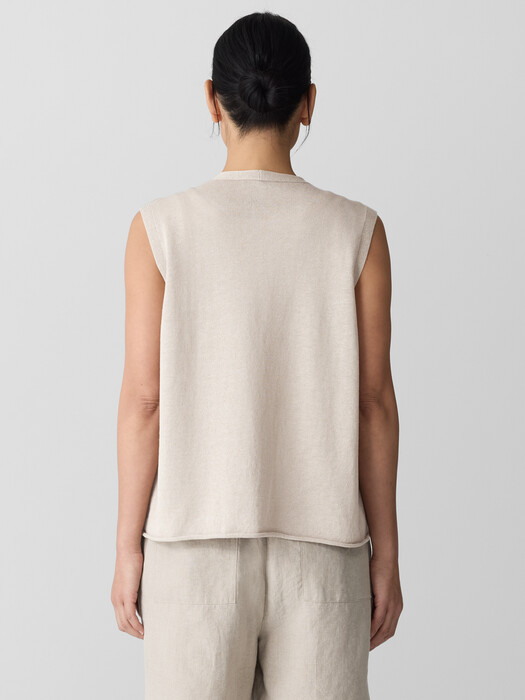 Organic Linen Cotton Vest