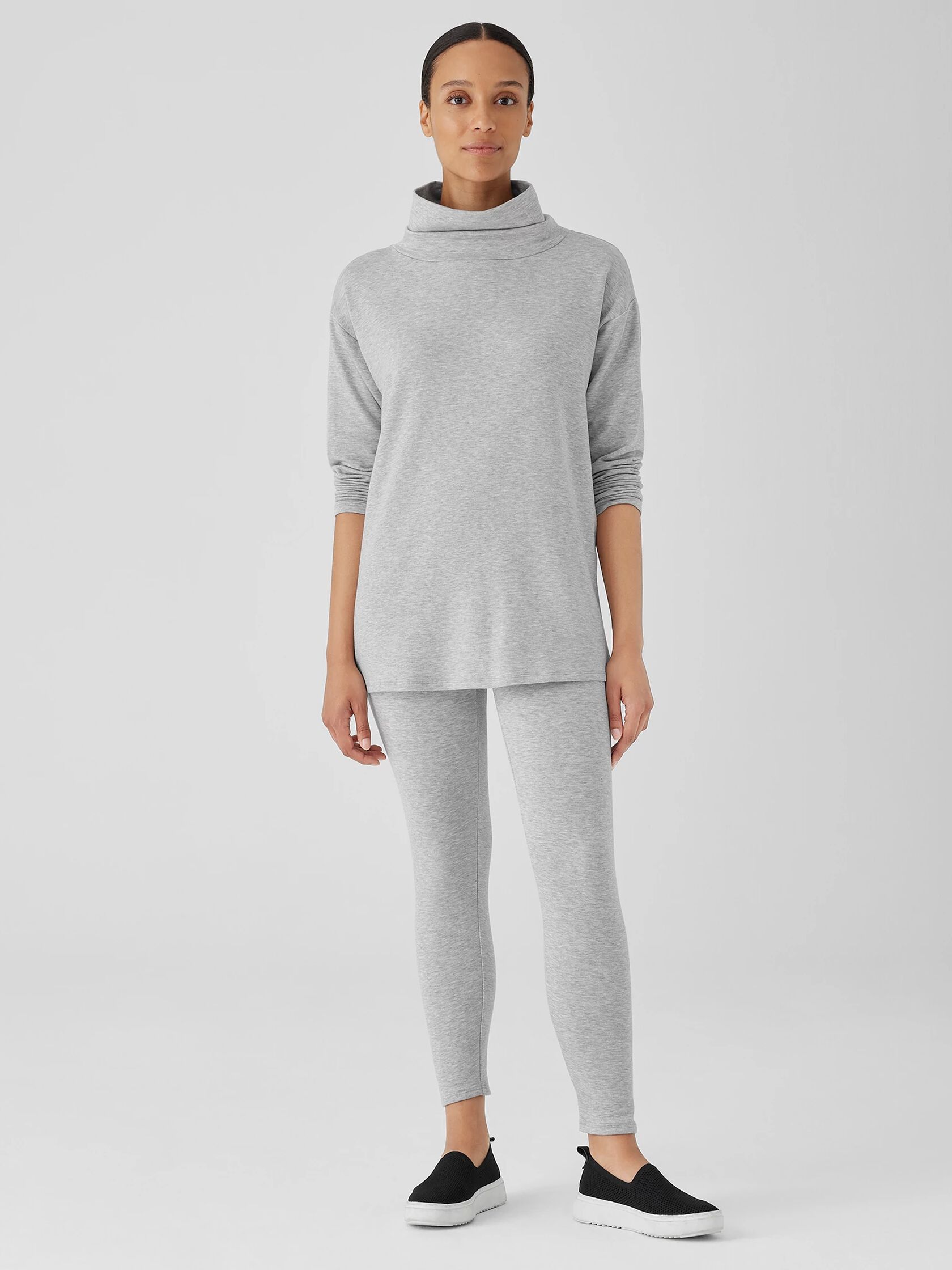 Cozy Brushed Terry Hug High-Waisted Leggings