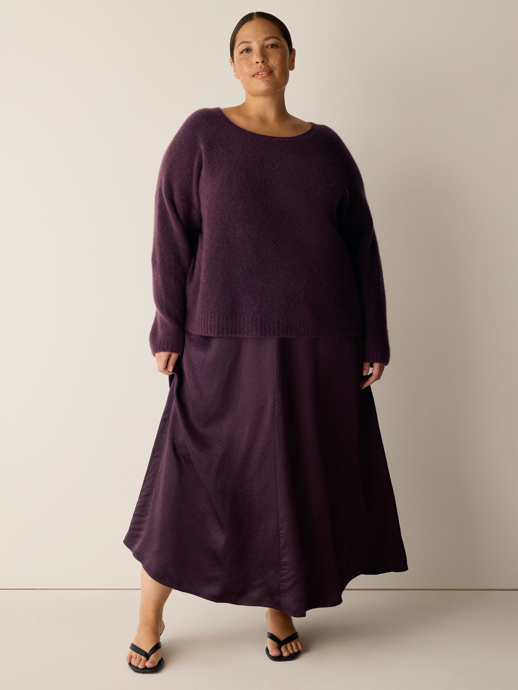 Cashmere Silk Bliss Crew Neck Top