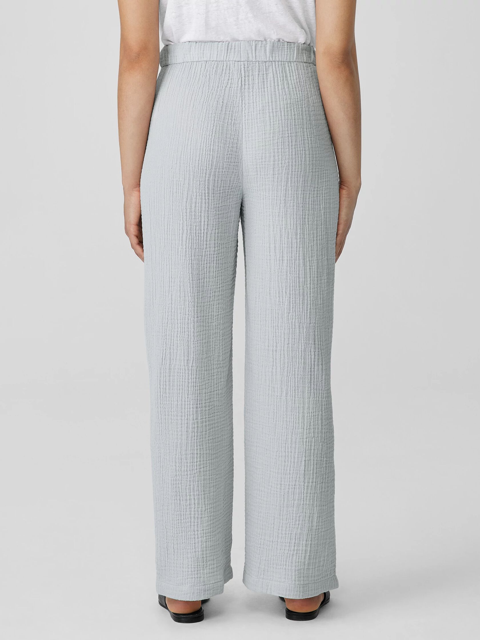 Organic Cotton Lofty Gauze Straight Pant