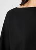 Boiled Wool Jersey Bateau Neck Top