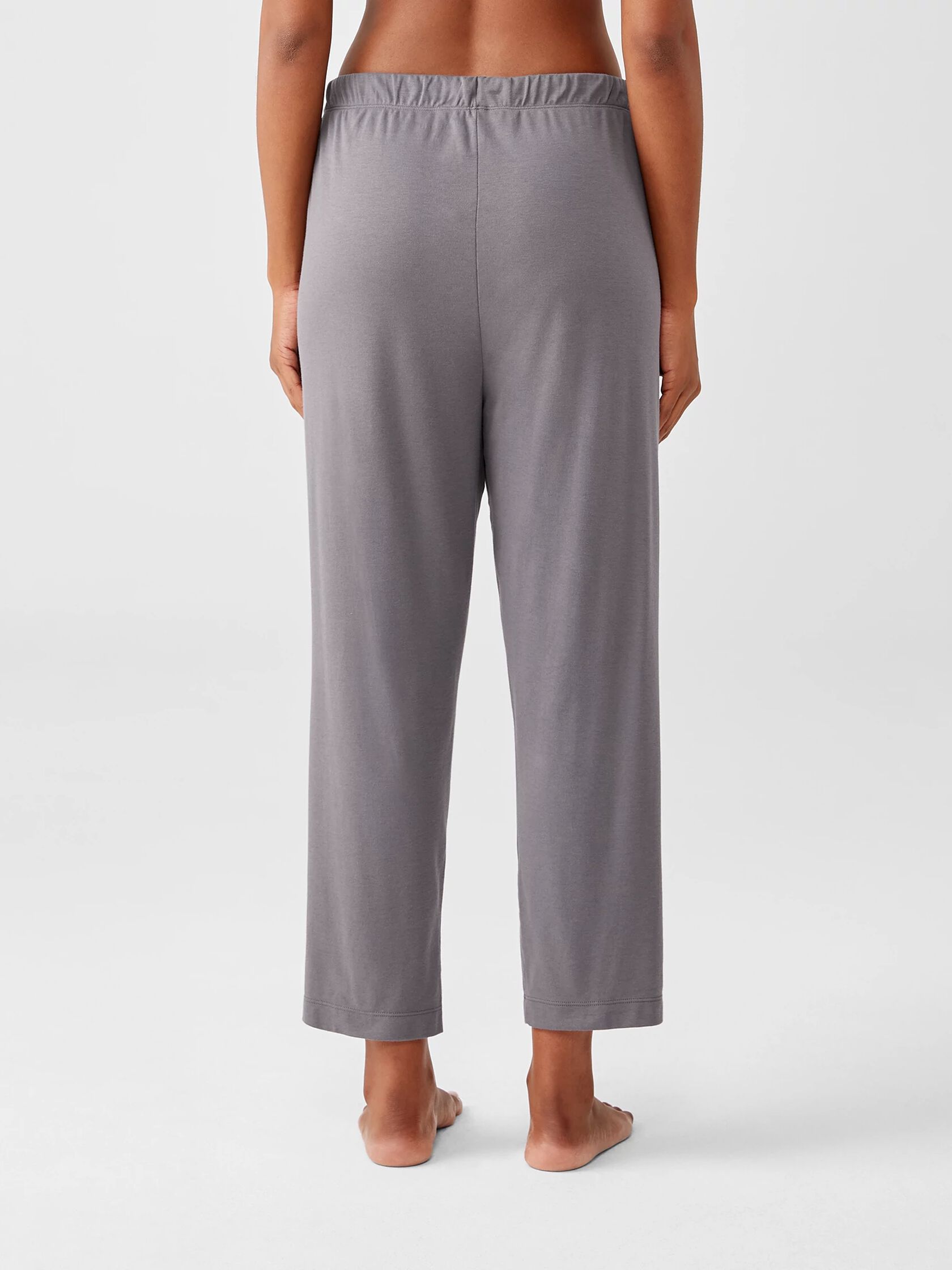 Cozy Organic Cotton Interlock Slouchy Pant