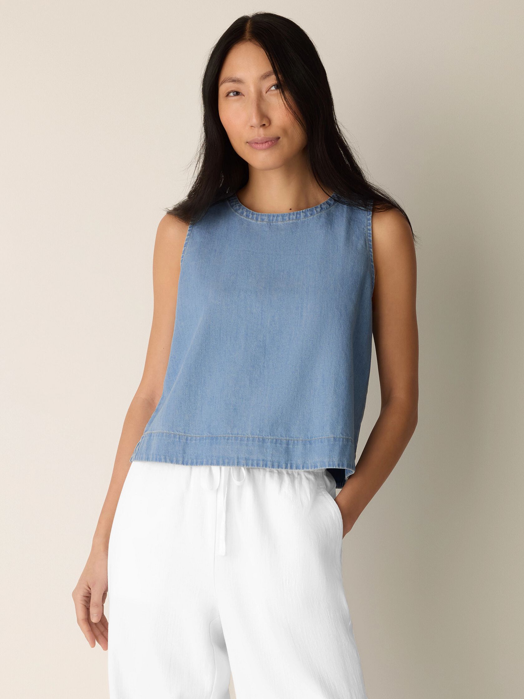 Lightweight Organic Cotton Denim Shell