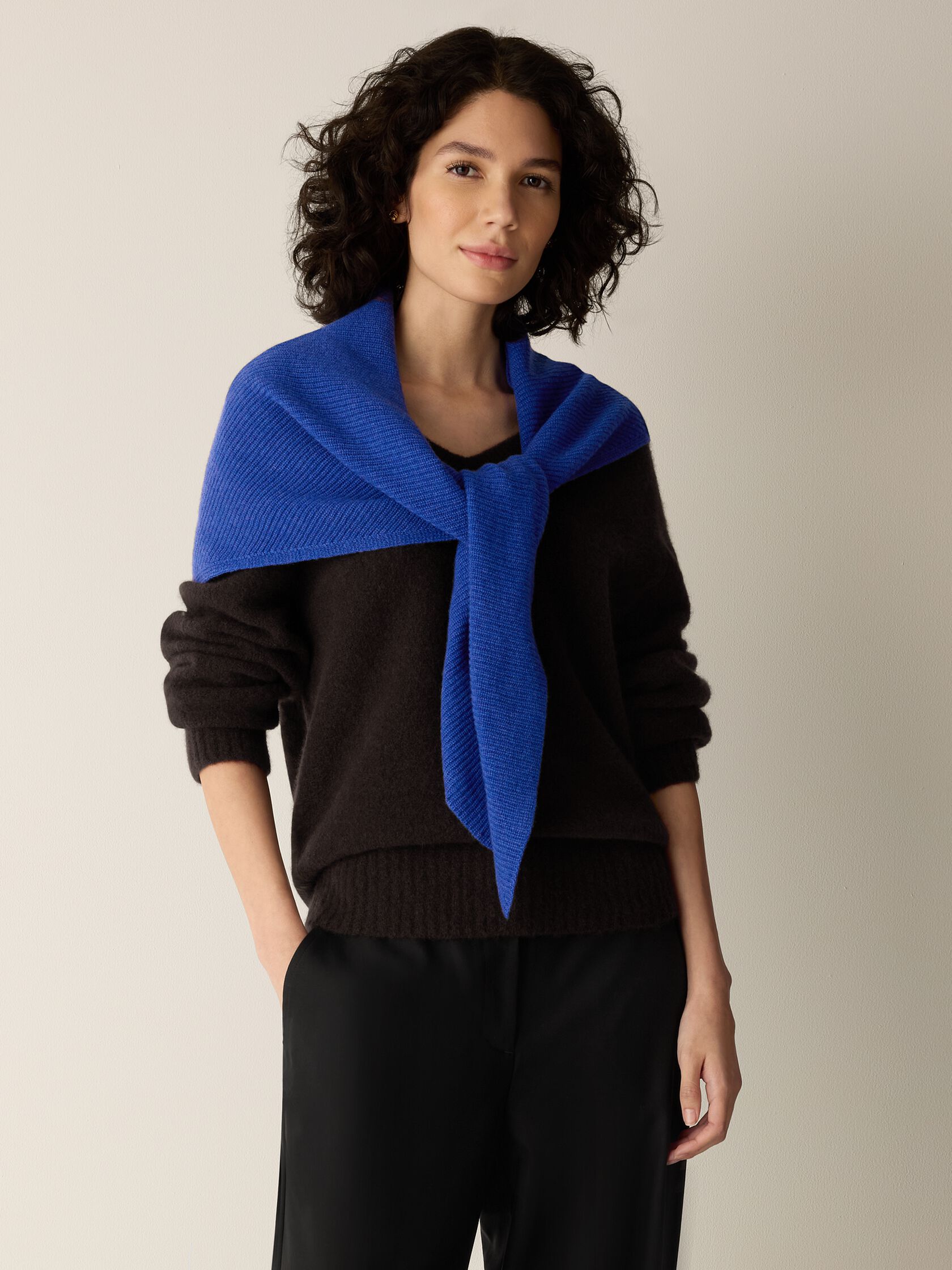Italian Cashmere Triangle Scarf