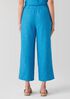 Washed Organic Linen D&eacute;lav&eacute; Wide-Leg Pant