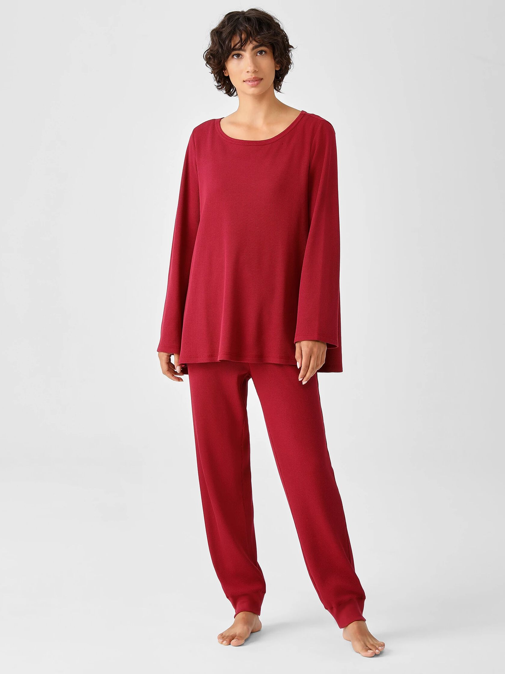 Cozy Organic Cotton Thermal Jogger Pant