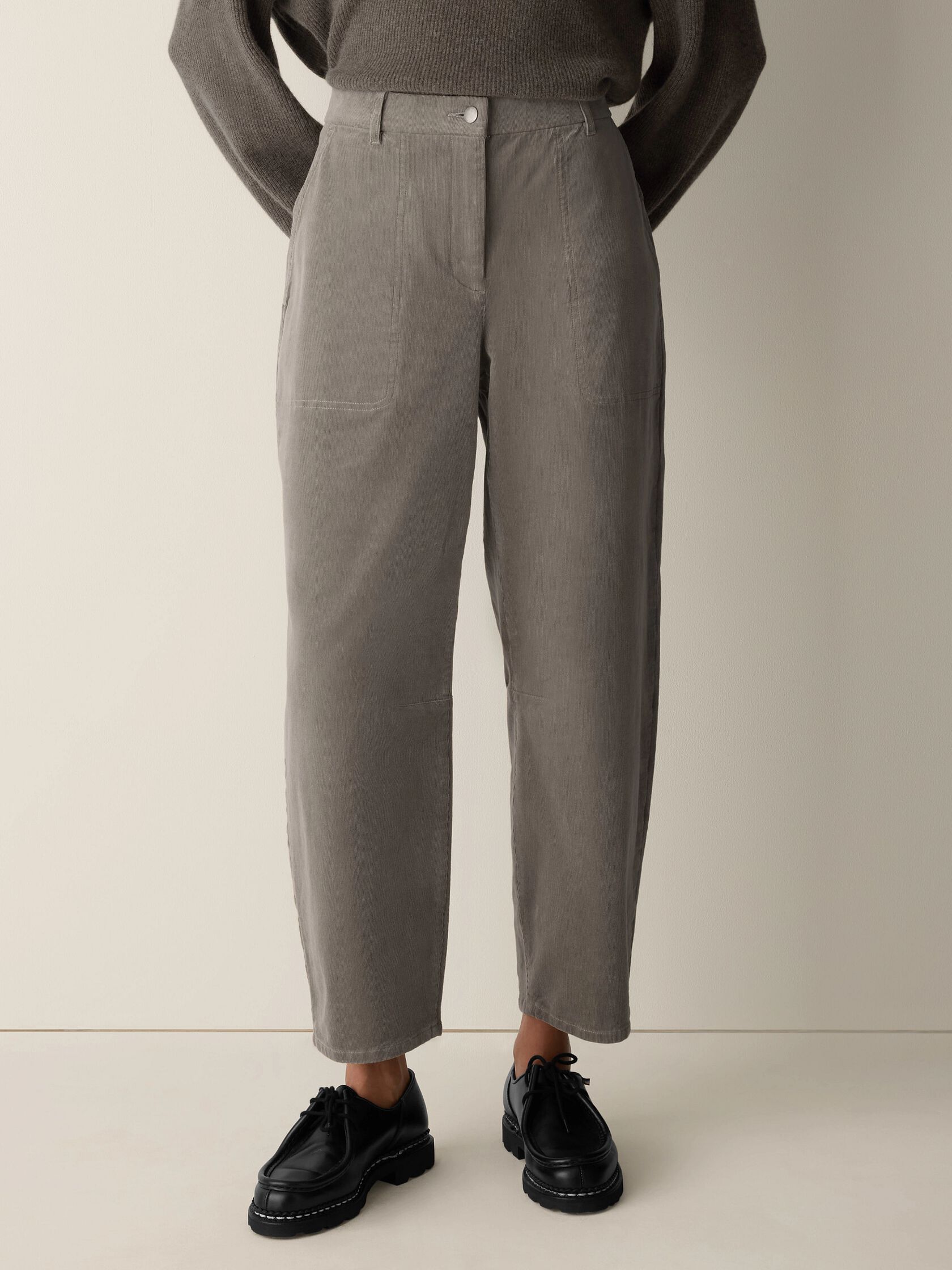 Organic Cotton Stretch Corduroy Arch Pant