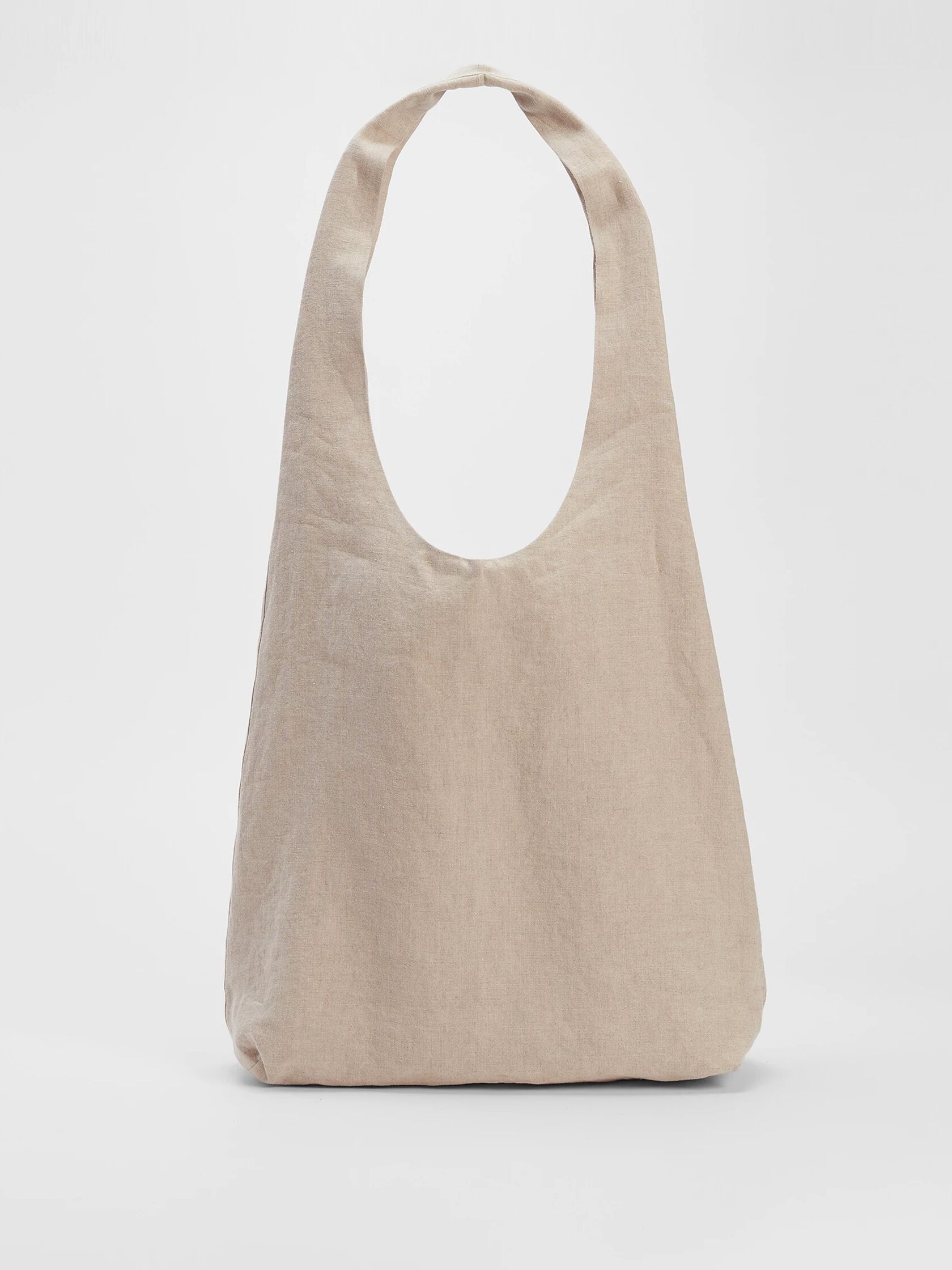 Organic Linen Shopper Tote