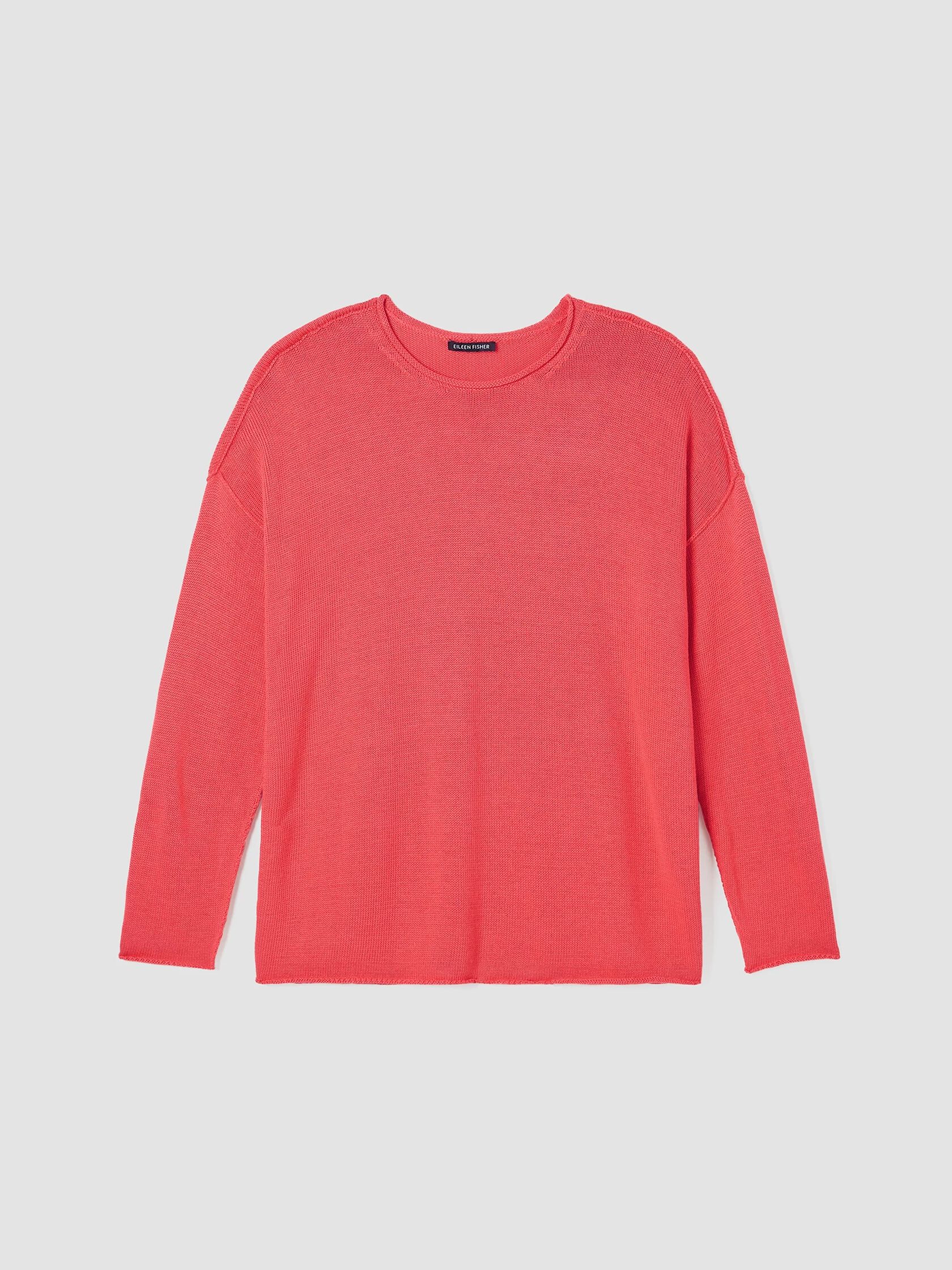 Peruvian Cotton Blend Crew Neck Top