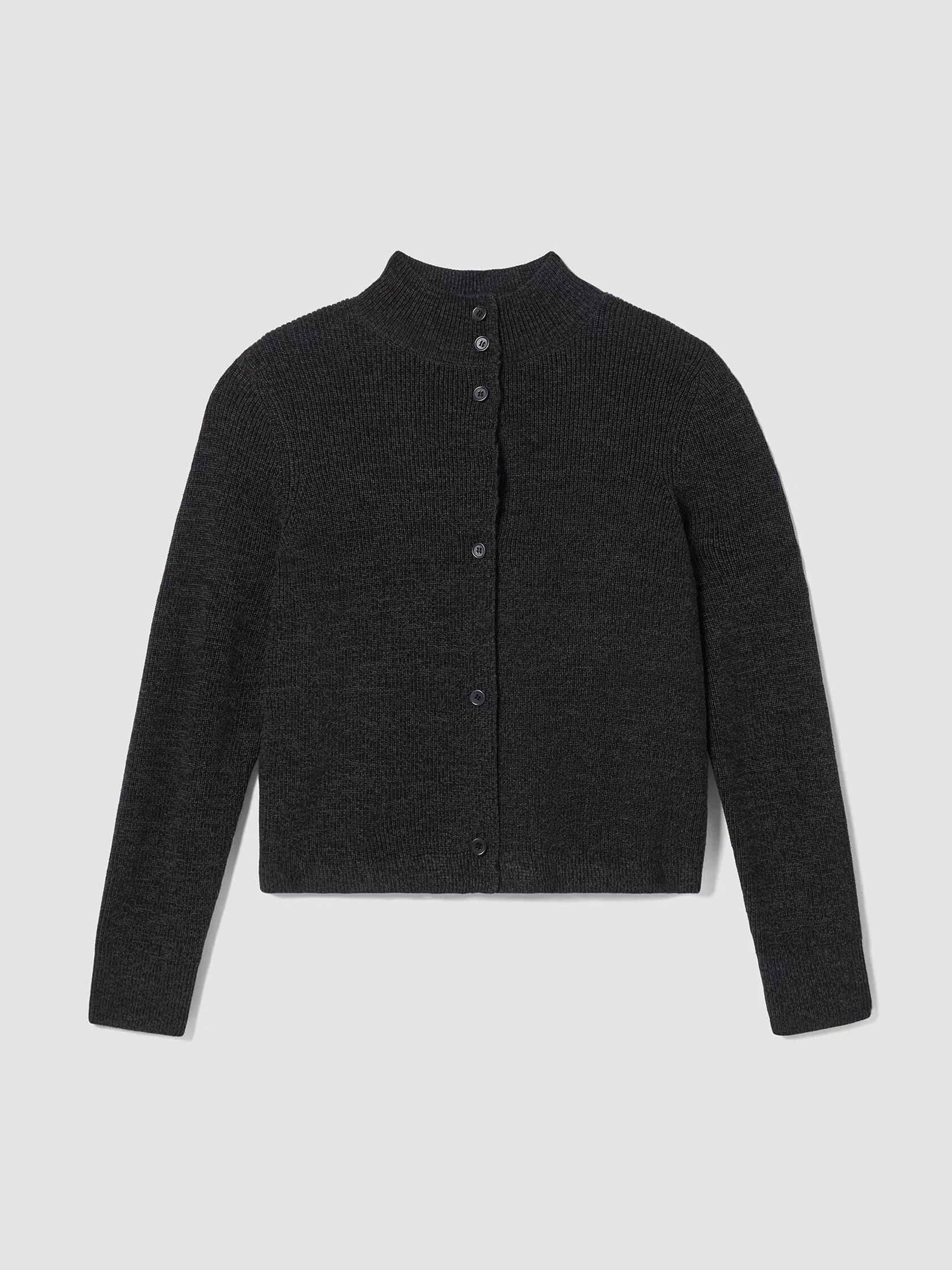 Twisted Merino Cardigan in Regenerative Wool
