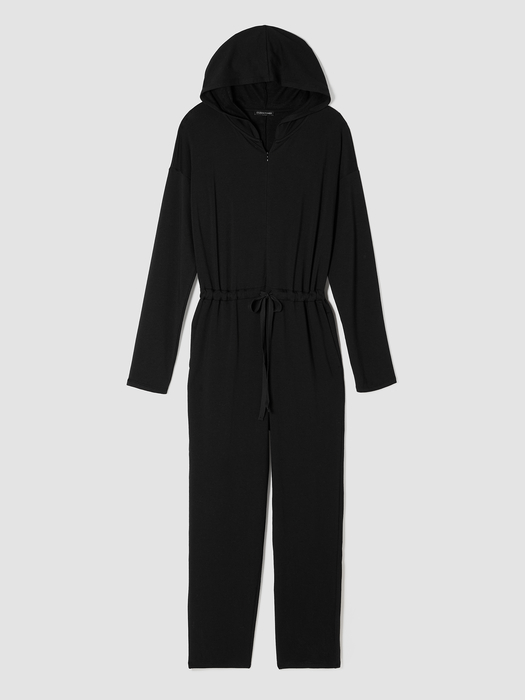 Cozy Brushed Terry Hug Hooded Jumpsuit