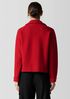 Lightweight Boiled Wool Motorcycle Jacket in Regenerative Wool