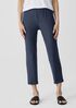 Washable Stretch Crepe Pant with Slits