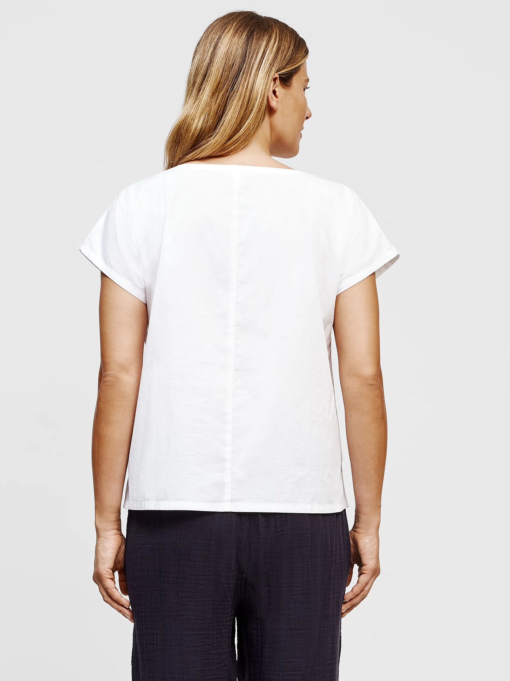 Organic Cotton Round Neck Top