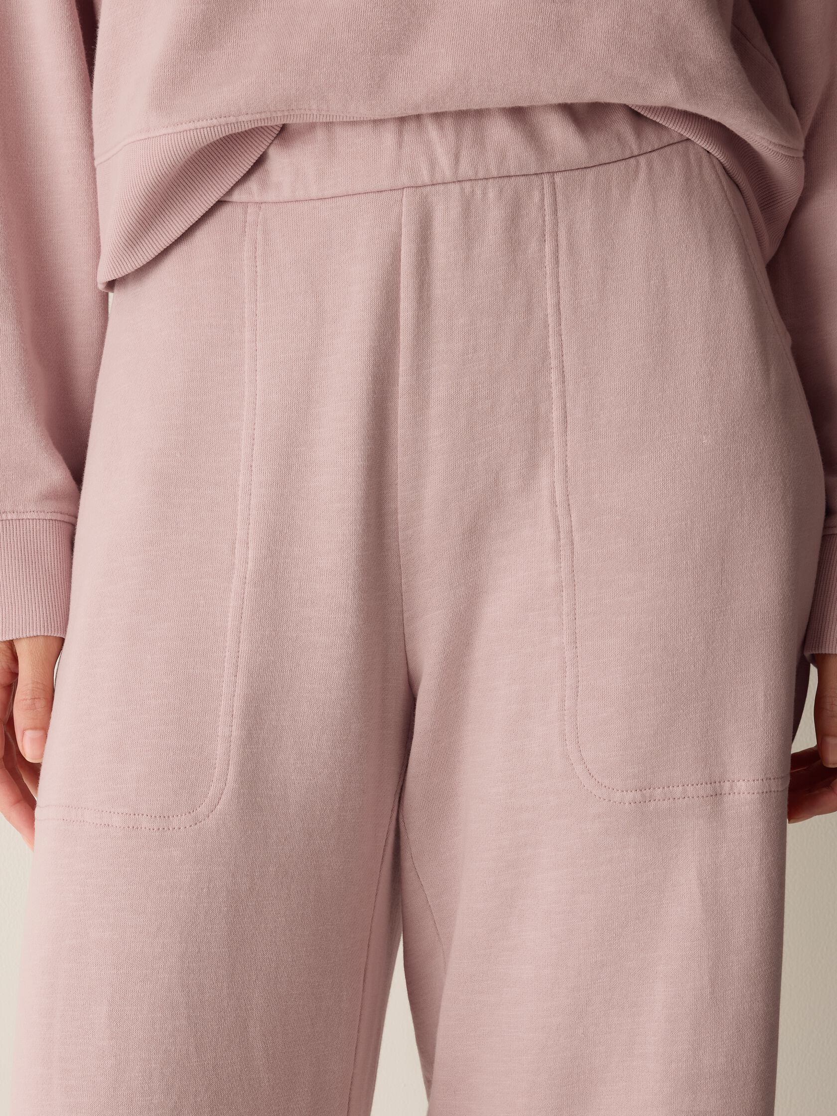 Garment-Dyed Organic Cotton Terry Arch Pant