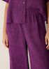 Woven Pliss&eacute; Wide-Leg Pant