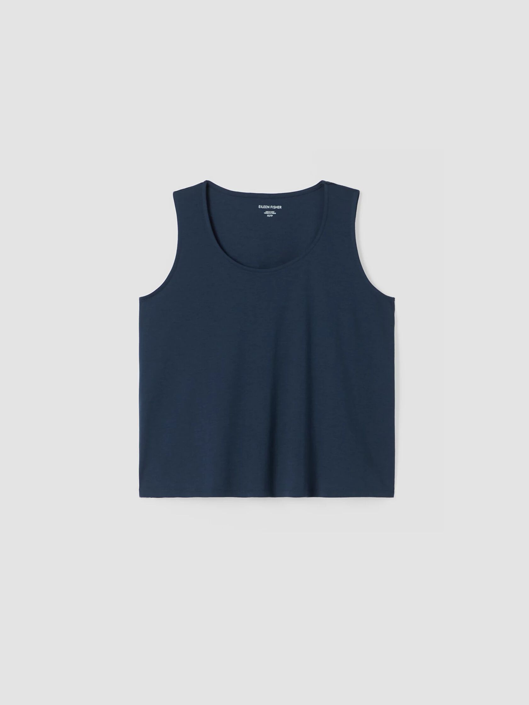 Cozy Organic Cotton Interlock U-Neck Tank