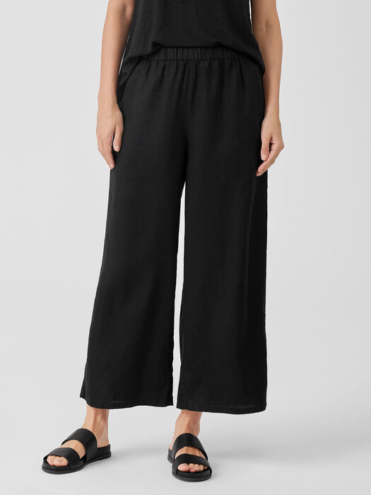 Organic Linen Wide-Leg Pant