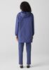 Light Cotton Nylon Stand Collar Long Coat