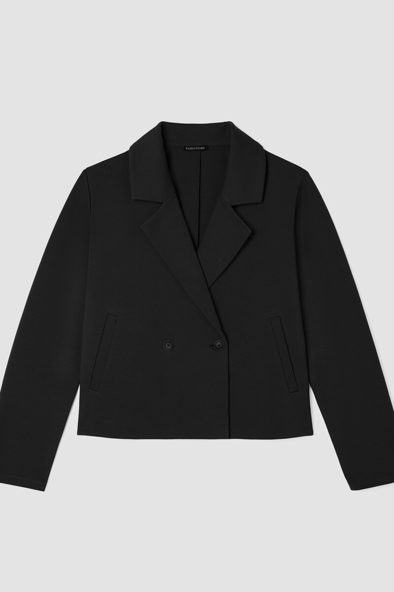Washable Flex Ponte Short Blazer Washable Flex Ponte Short Blazer