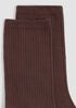 Cotton Waffle Blend Crew Sock