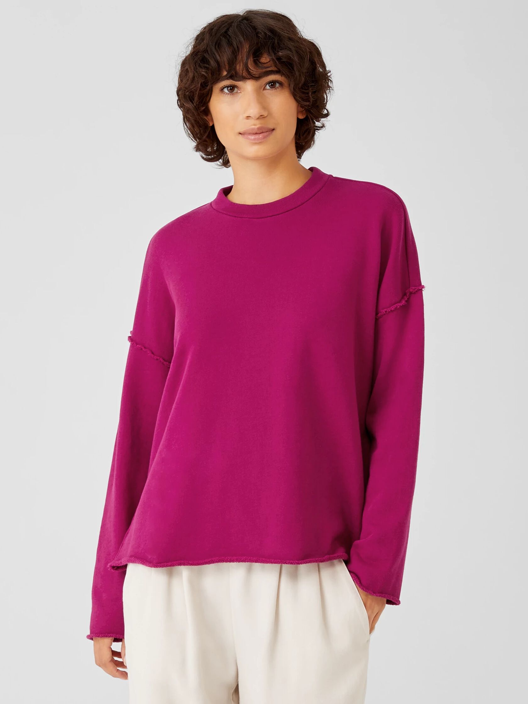 Organic Cotton French Terry Box-Top