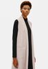 Lightweight Boiled Wool Long Vest in Responsible Wool