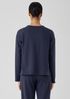Cozy Brushed Terry Hug Crew Neck Top