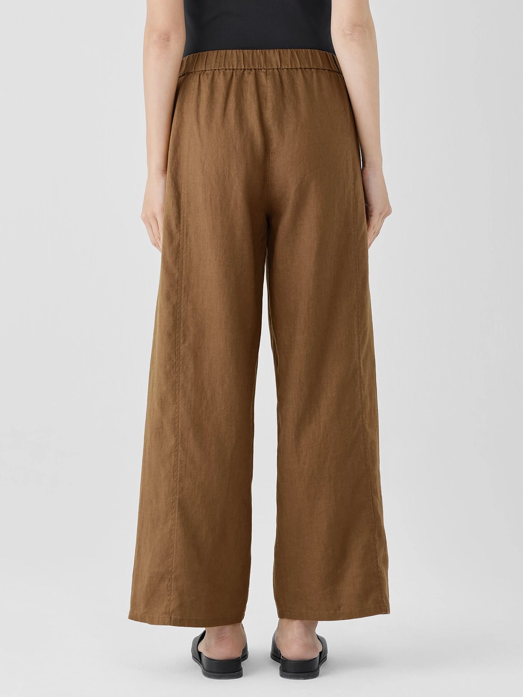 Organic Linen Wide Trouser Pant