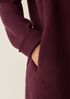 Lightweight Boiled Wool High Collar Jacket in Regenerative Wool