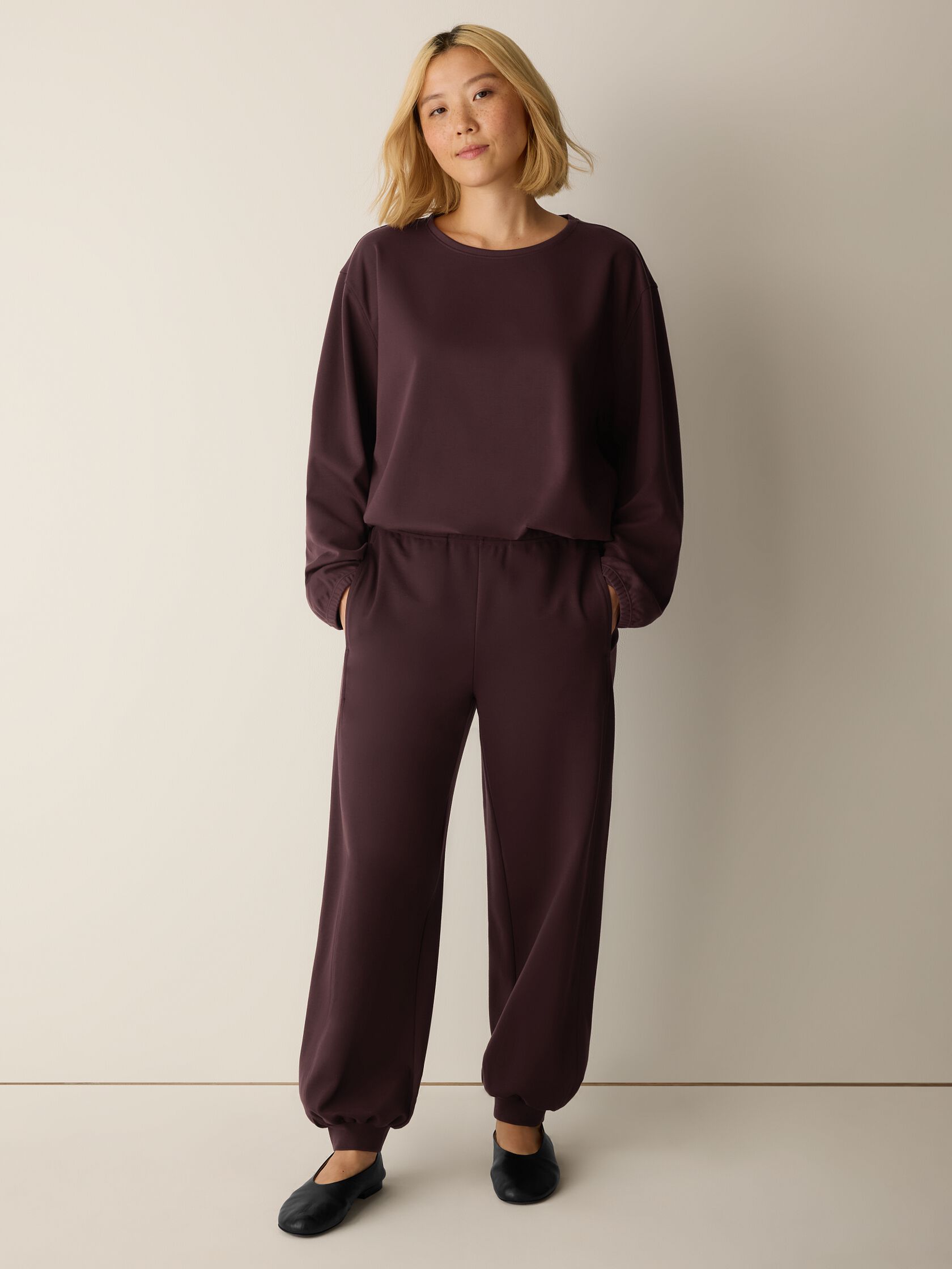 Lightweight Ponte Lantern Jogger Pant