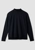 Garment-Dyed Organic Cotton Terry High Neck Top