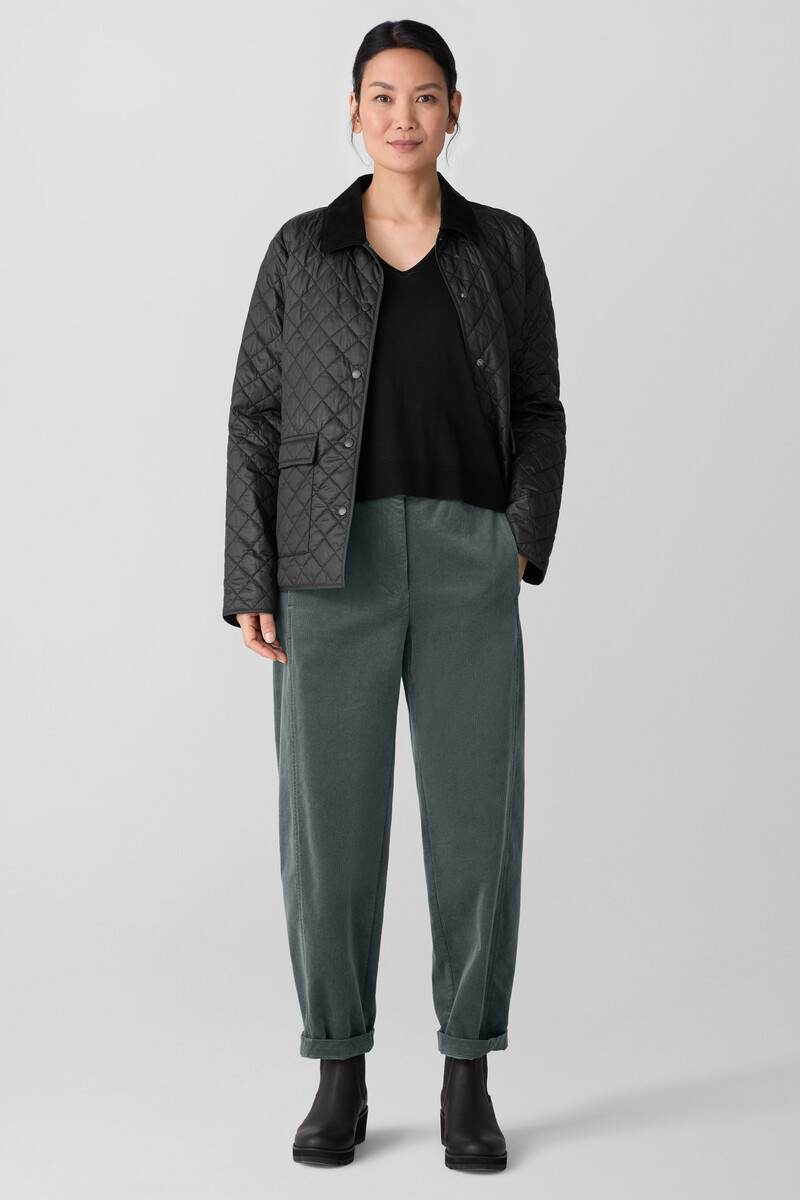Organic Cotton Stretch Corduroy Lantern Pant Organic Cotton Stretch Corduroy Lantern Pant