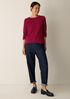 Italian Cashmere Bateau Neck Top