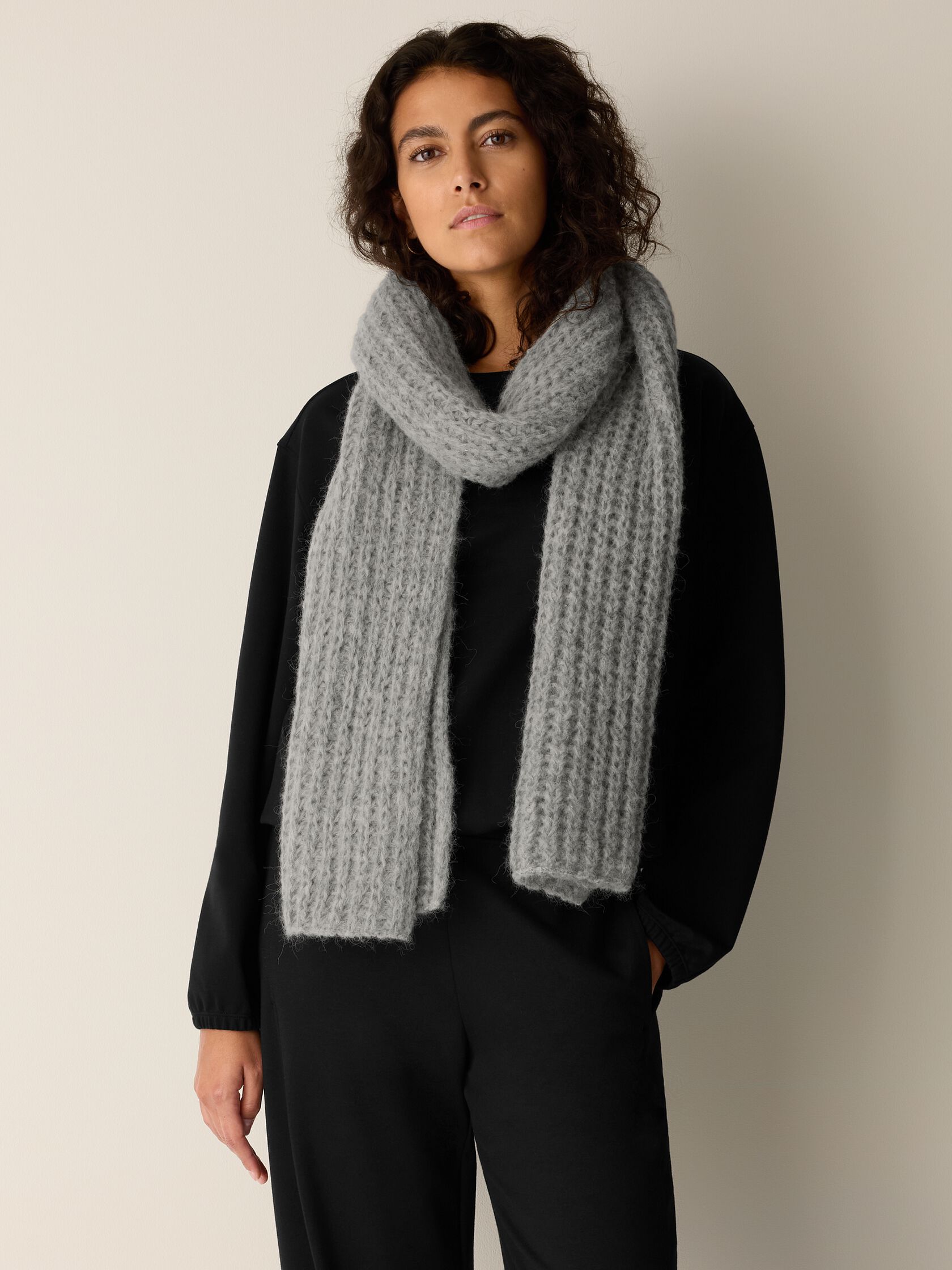 Brushed Peruvian Alpaca Blend Scarf