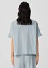 Slubby Organic Cotton V-Neck Sleep Tee
