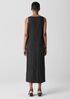 Crushed Silk V-Neck Dress