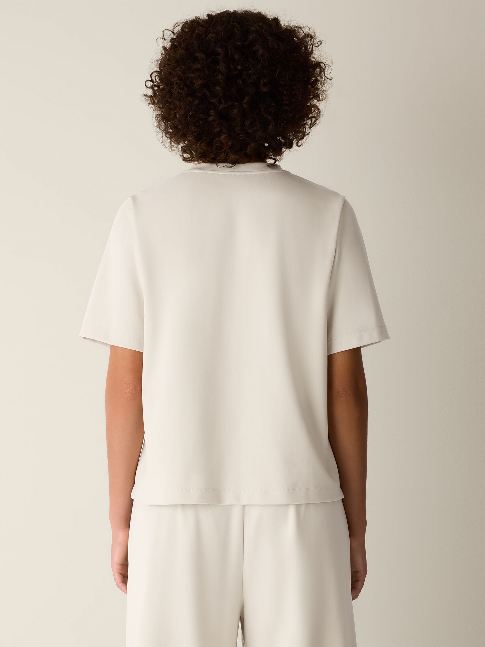 Lightweight Ponte Crew Neck Tee