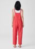 Garment-Dyed Organic Linen Overalls