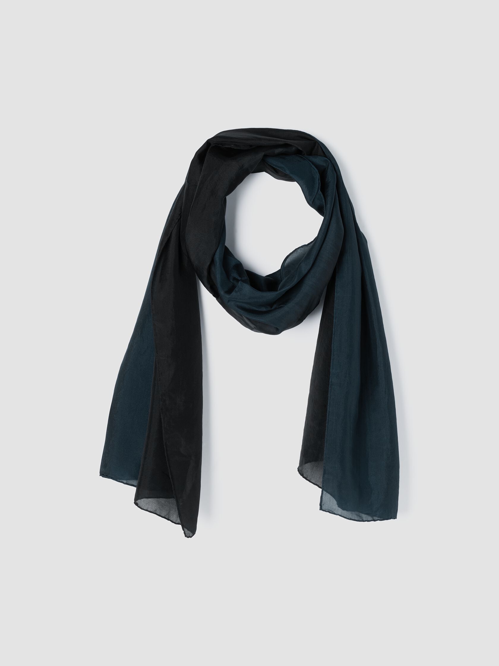 Hand-Dyed Abstract Silk Scarf